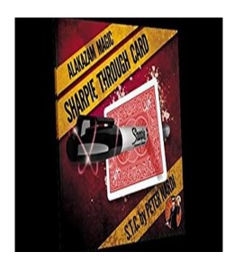 샤피 스루 카드(기믹 포함)  Sharpie Through Card  Red - DVD